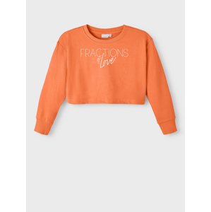 Oranžová holčičí mikina name it Vanita
