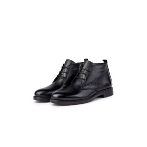 Ducavelli Jaka Genuine Leather Rubber Sole Long Men's Boots, High Top Boots, Boots