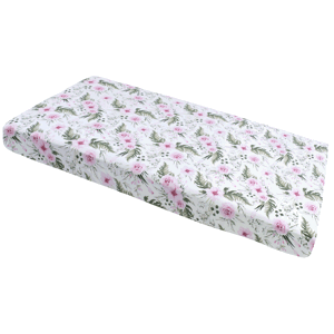 Medi Partners Fitted sheet for bed 120x60 – cotton – Pink flowers