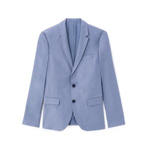 Celio Lněné sako slim Buhot2 - Pánské