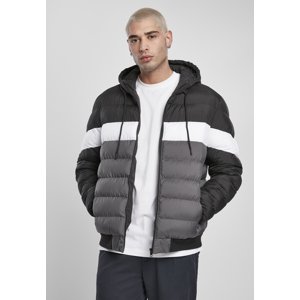 Colorblock Bubble Jacket černá/tmavý stín