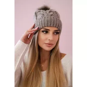 Kesi Čepice K168 tmavě béžová