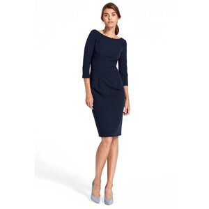 Nife Woman's Dress S100 Navy Blue