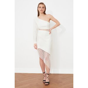 Trendyol Dress - Ecru - Asymmetric