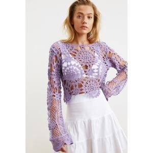 Trendyol Lilac Knitted Blouse