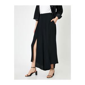 Koton Women's Slit Detail Pants