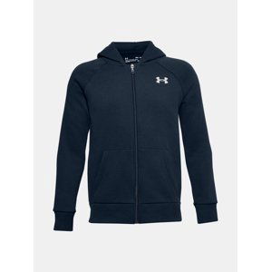 Under Armour Mikina RIVAL COTTON FZ HOODIE - Kluci