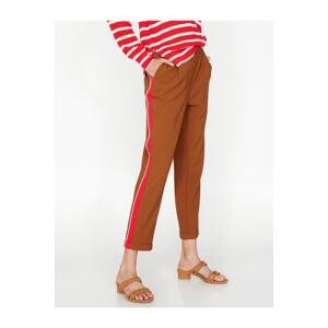 Koton Stripe Detailed Trousers