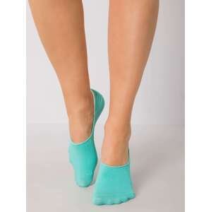 Tyrkysové dámské kotníkové ponožky