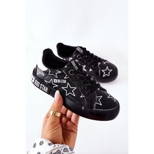 Children's Leather Sneakers BIG STAR II374002 Black