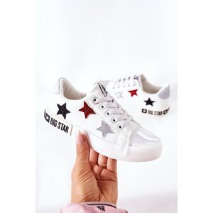 Children's Leather Sneakers BIG STAR II374032 White