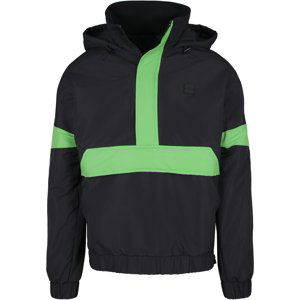 Bunda 3-Tone Neon Mix Pull Over Jacket černá/neonově zelená