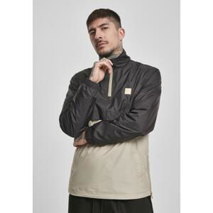 Stand Up Collar Pull Over Jacket černá/beton