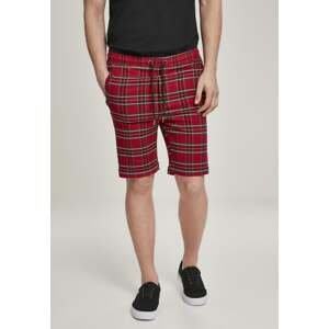 Checker Shorts červené/blk