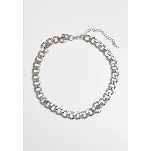 Velký řetízkový náhrdelník stříbrný