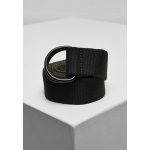 Easy D-Ring Belt 2-Pack černý/olivový+bílý/pepple