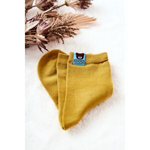 Dětské ponožky s medvídkem Žluté