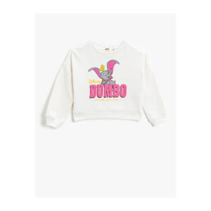 Koton Dumbo Disney Licensed Printed Sweatshirt Cotton