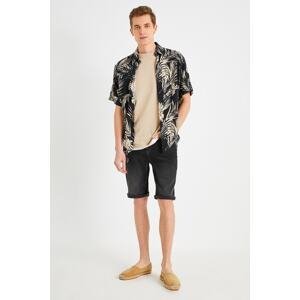 Koton Denim Shorts with Tiered Legs