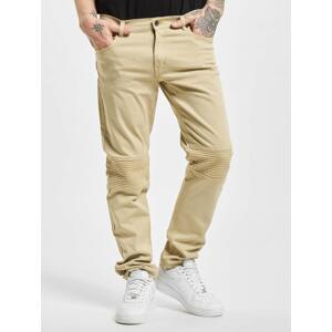 Straight Fit Jeans Quilted Khaki