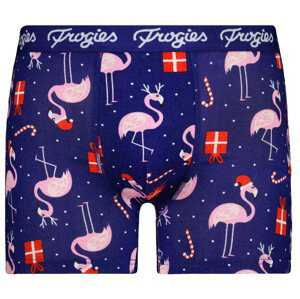 Pánské boxerky Flamingo Frogies Christmas