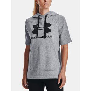 Under Armour Mikina Rival Fleece SS Hoodie-GRY - Dámské