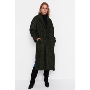 Trendyol Khaki Oversize Premium Wool Cachet Coat