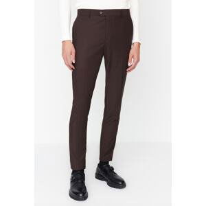 Trendyol Brown Men's Slim Fit Iron-On Trousers