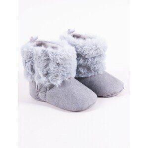 Dětské zimní boty Yoclub Yoclub_Velcro_Strappy_Girls'_Boots_OBO-0188G-2800_Grey