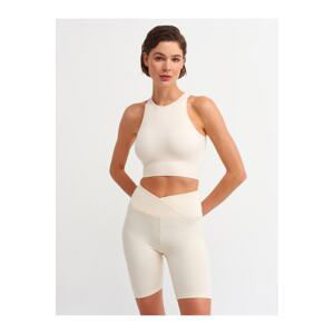 Dilvin Belt Detailed Short Leggings