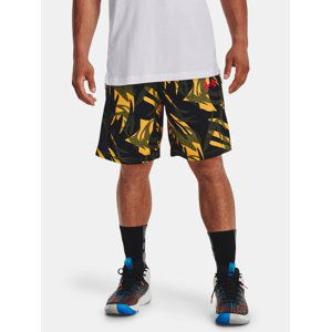 Under Armour Kraťasy UA BASELINE 10'' PRINT SHORT-YLW - Pánské