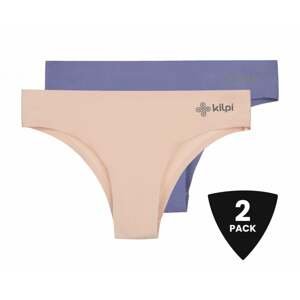 Dámské kalhotky 2 pack Kilpi NELIA-W tmavě modré + světle růžové
