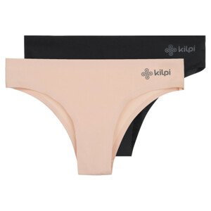 Dámské kalhotky 2 pack Kilpi NELIA-W světle růžové + černé