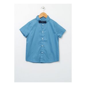 Koton Short Sleeve Shirt With Bow Tie Cotton