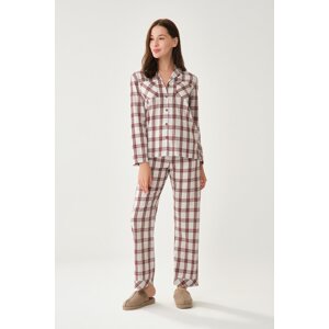 Dagi Pajama Set - Red - Plaid