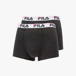 2PACK pánské boxerky Fila šedé