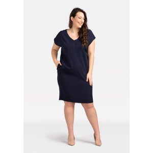 Karko Woman's Dress SC085 Navy Blue
