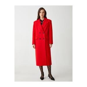 Koton Rachel Araz X - Double Breasted Long Wool Cashmere Coat