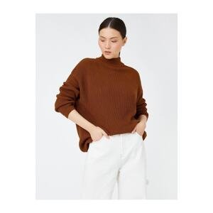 Koton High Collar Oversize Sweater