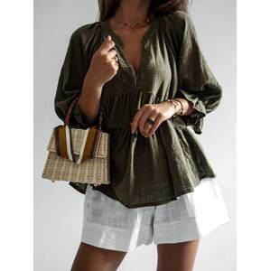 Khaki blouse Cocomore cmgBL1461.R69