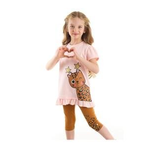 Denokids Star Leopard Girls Kids Tunic Leggings Suit