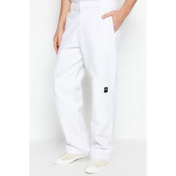 Trendyol White Premium Loose Fit Trousers