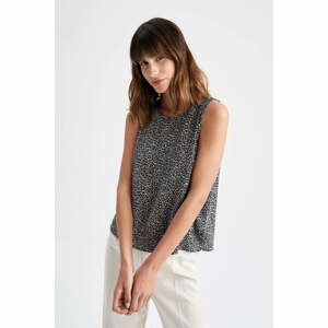 DEFACTO Regular Fit Halter Neck Sleeveless Viscose Blouse