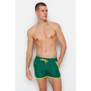 Trendyol Men's Green Men's Short Triangle Swimwear Marine Shorts