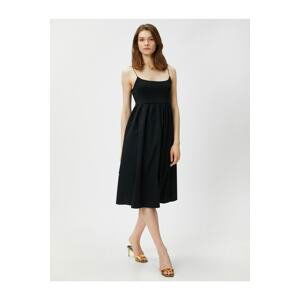 Koton Robe Midi Length Dress with Straps