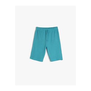 Koton Tie-Waist Shorts Textured