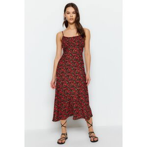Trendyol Red Strappy Woven Dress
