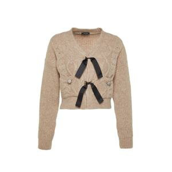 Trendyol Beige Soft Textured Hair Knit Sweater Sweater