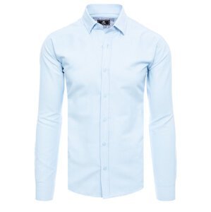 Dstreet  elegantní modrá pánská košile