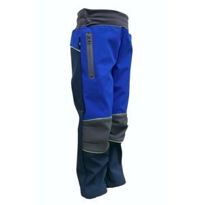 Softshellové kalhoty - tm.modro-královsky modré